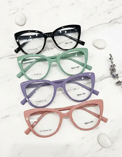Armazón de anteojos para mujer de acetato liviano - Optic100
