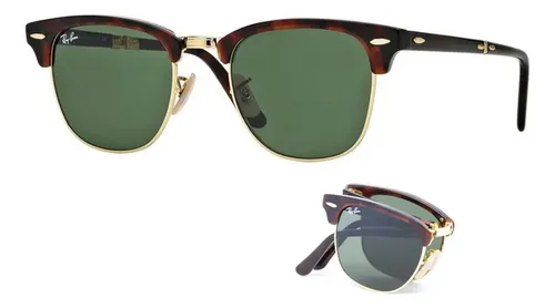 Lentes Clubmaster RB2176: Diseño práctico que combina estilo y resistencia