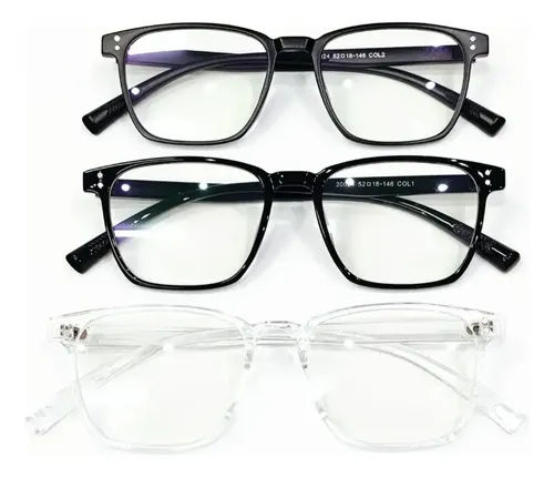 Anteojos con filtro azul para protección visual en jornadas prolongadas.